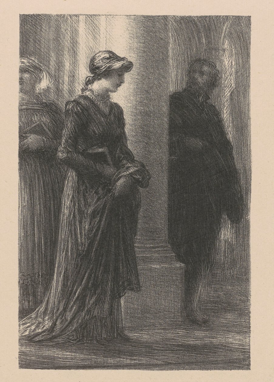 Richard Wagner i jego geniusz na podstawie scen z „Złota Renu” autorstwa Henri Fantin-Latour