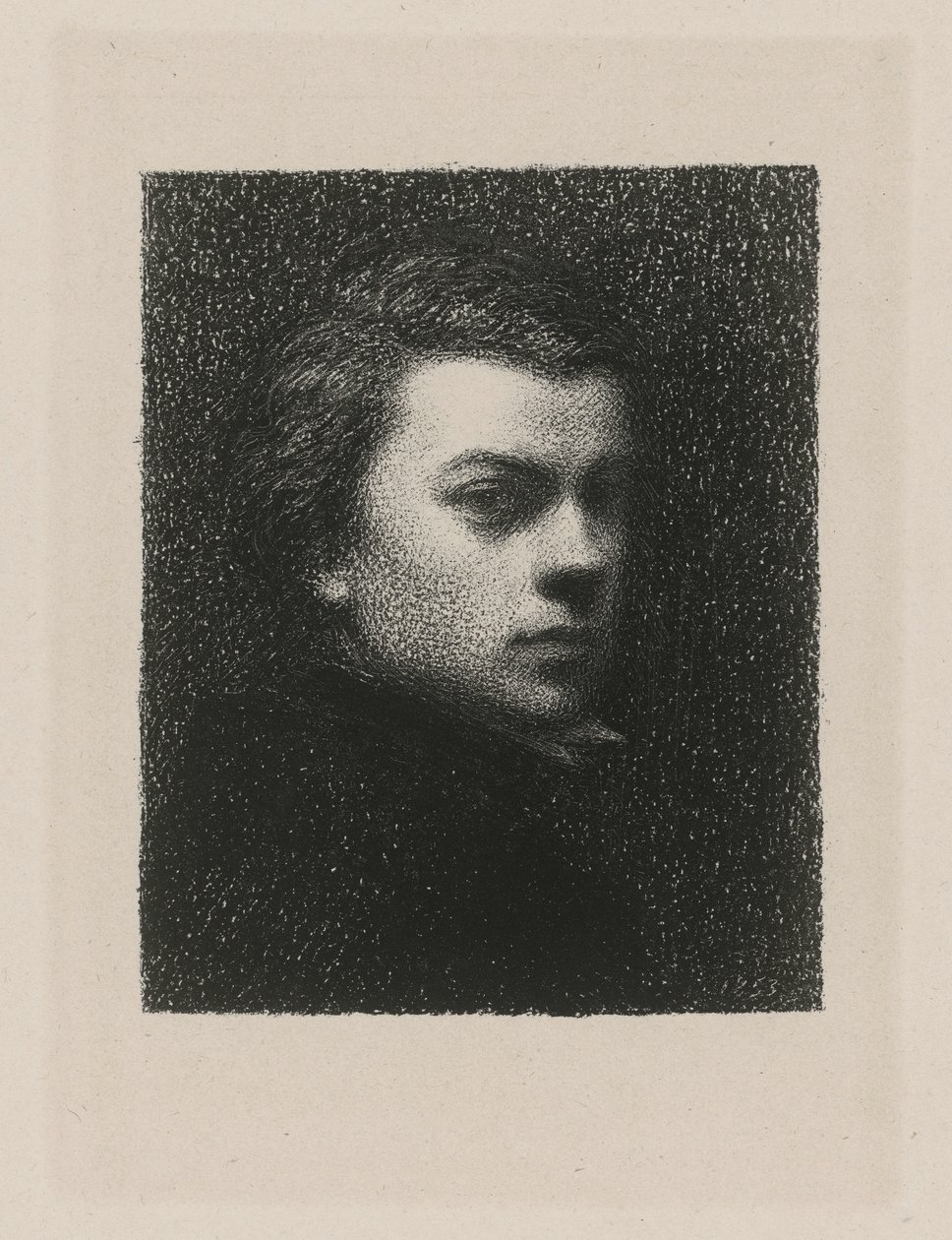 Autoportret w wieku 17 lat autorstwa Henri Fantin-Latour
