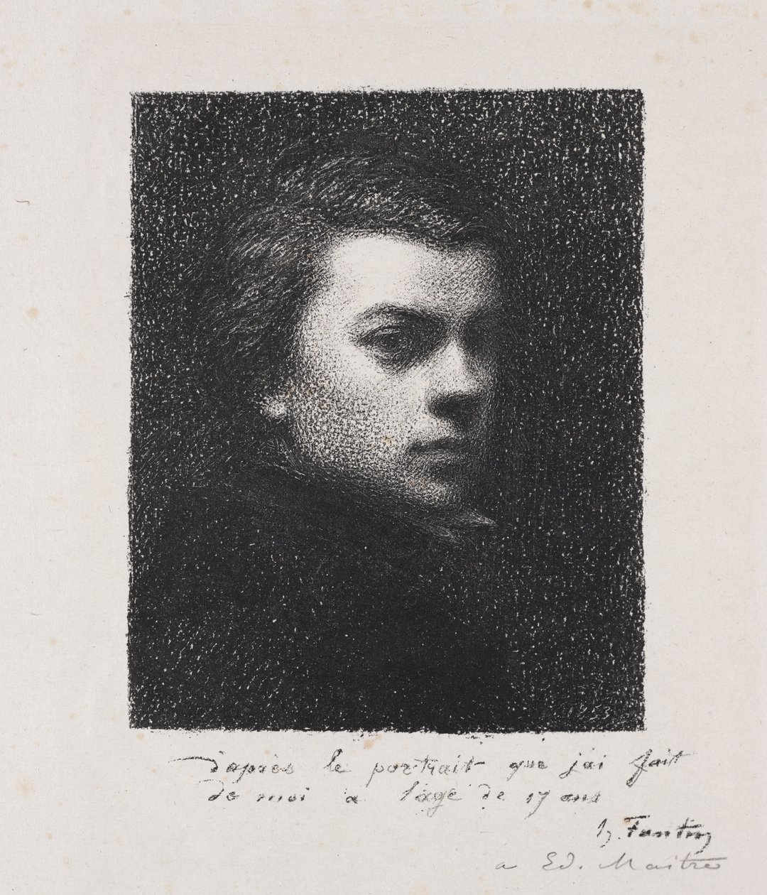 Artysta w wieku 17 lat autorstwa Henri Fantin-Latour