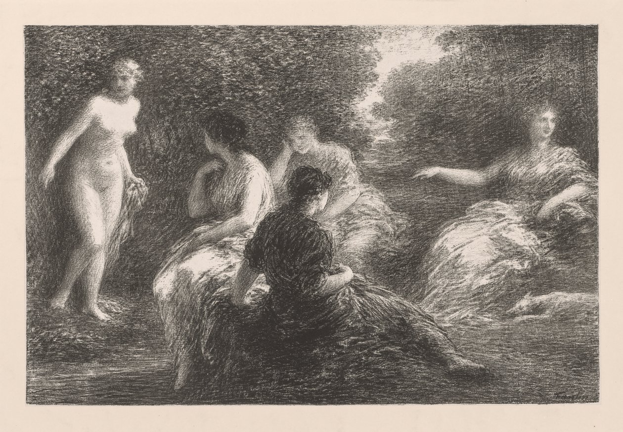 Kąpiący się autorstwa Henri Fantin-Latour