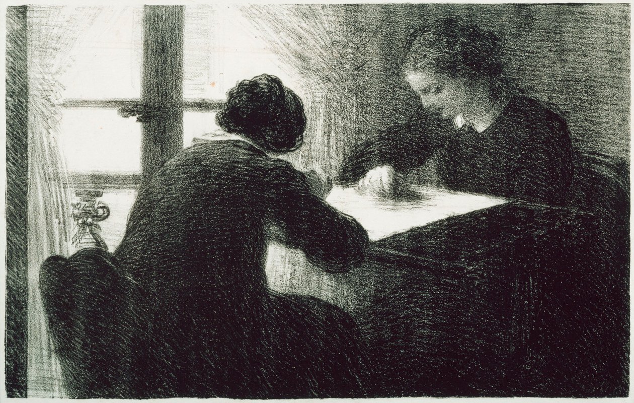 Hafciarki (Les Brodeuses) autorstwa Henri Fantin-Latour