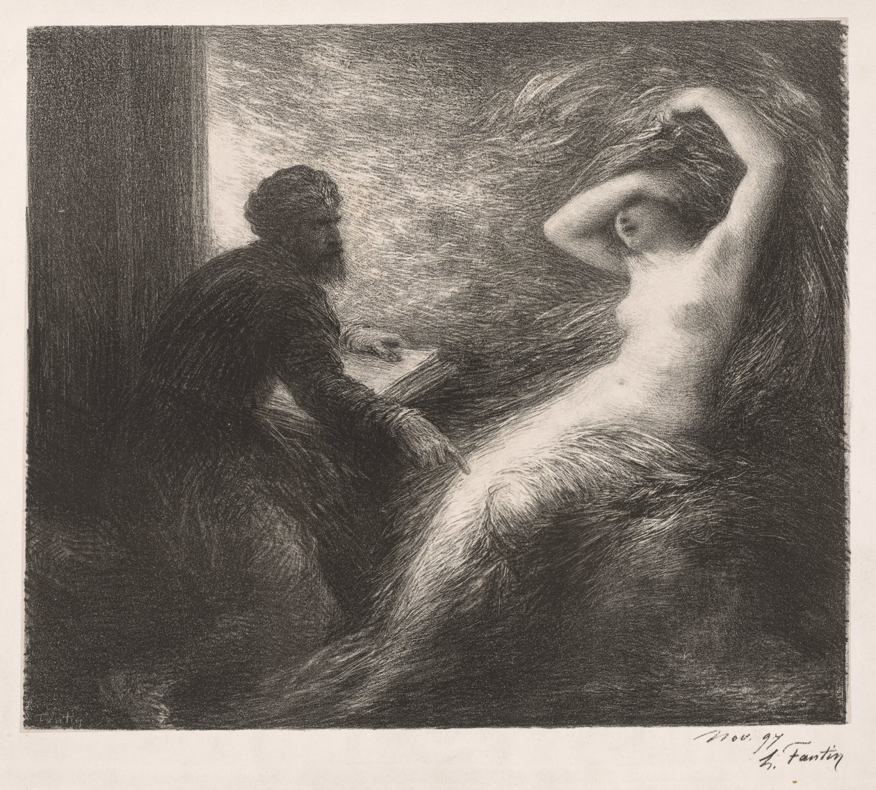 Ewokacja Kundry autorstwa Henri Fantin-Latour
