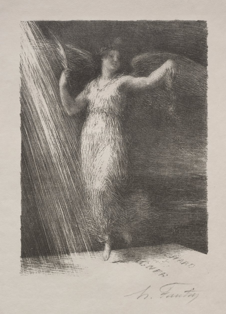 Budzenie autorstwa Ignace Henri Jean Fantin Latour