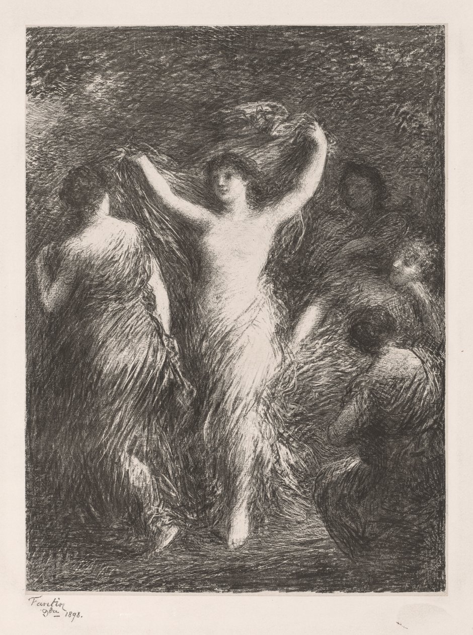 Taniec autorstwa Ignace Henri Jean Fantin Latour