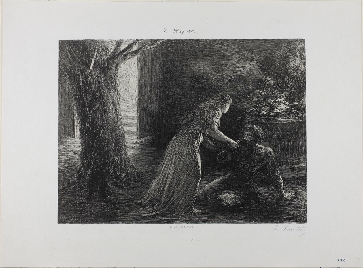 Debiut Walkirii autorstwa Ignace Henri Jean Fantin Latour