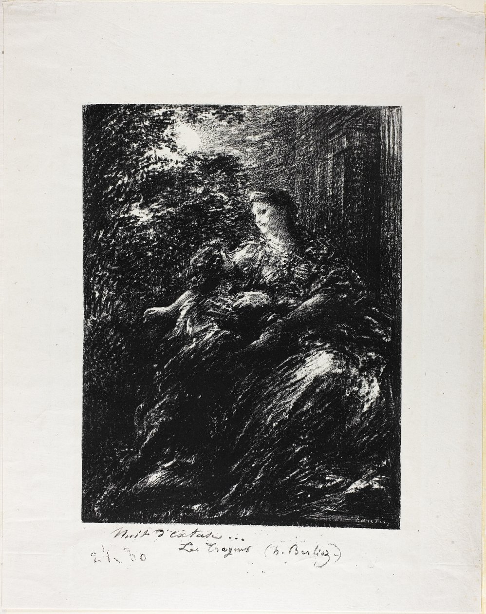 Duet Trojan, płyta szósta autorstwa Ignace Henri Jean Fantin Latour