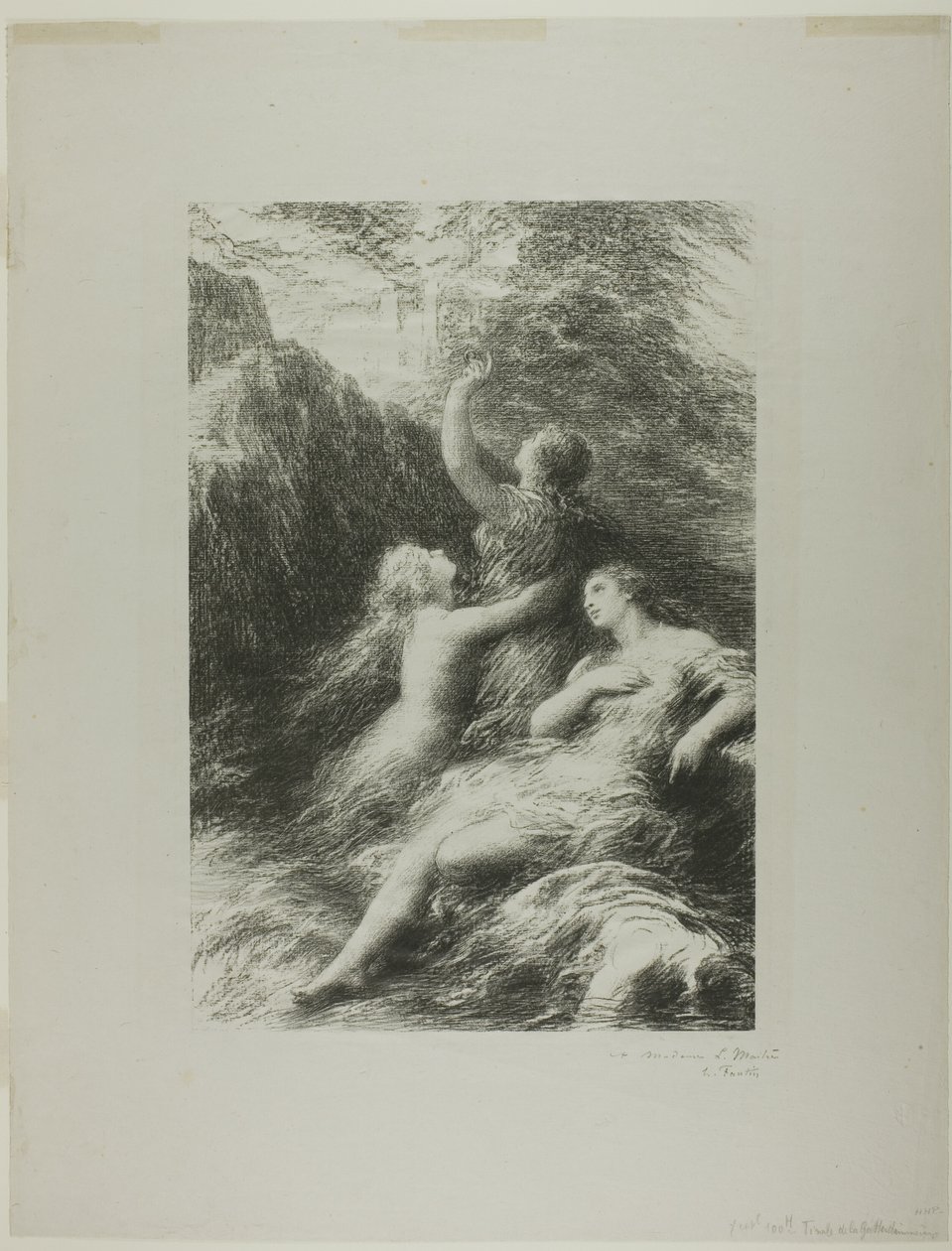 Finał do Zmierzchu Bogów autorstwa Ignace Henri Jean Fantin Latour