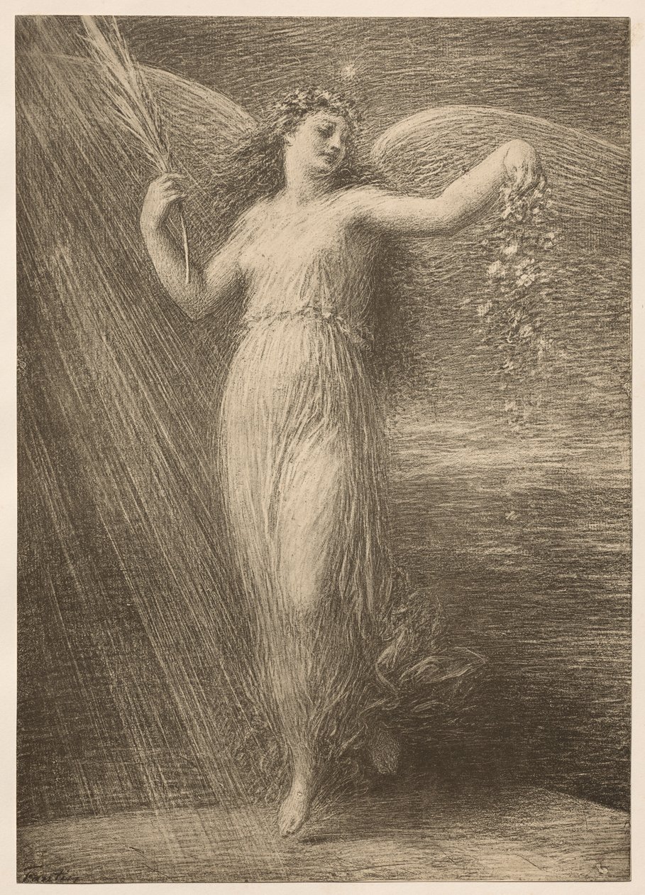Nieśmiertelność autorstwa Ignace Henri Jean Fantin Latour