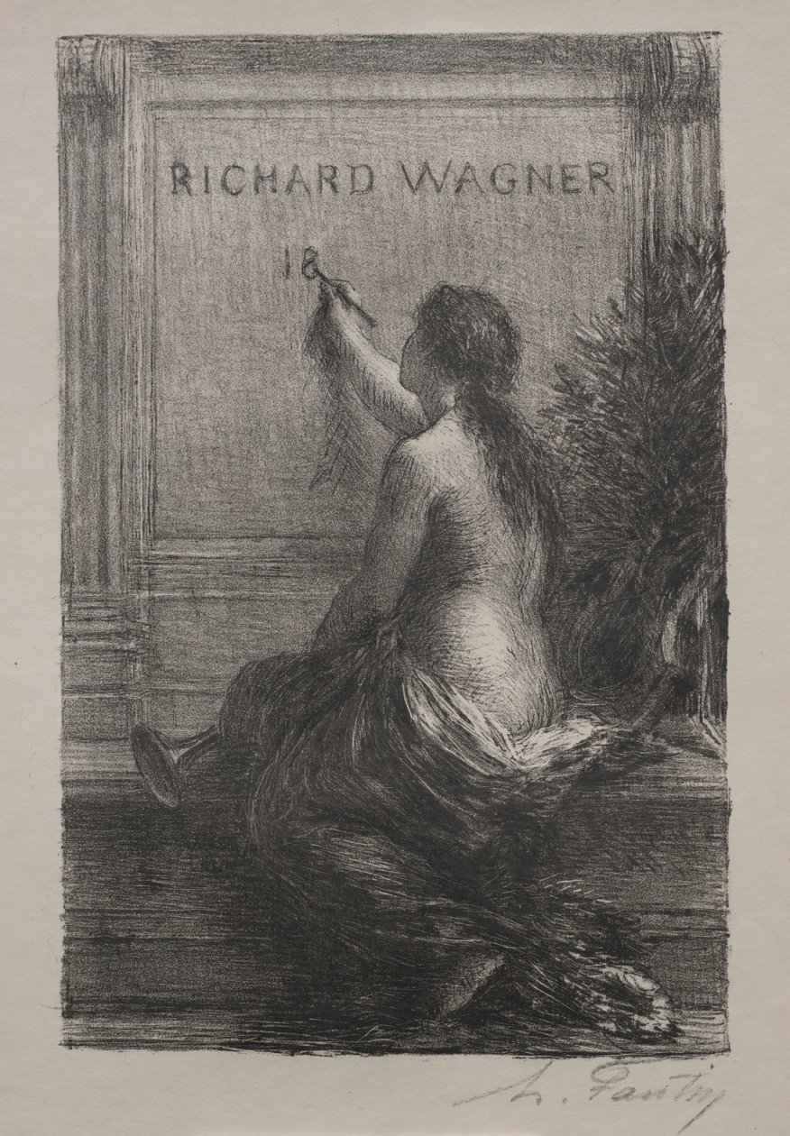 Nieśmiertelność autorstwa Ignace Henri Jean Fantin Latour