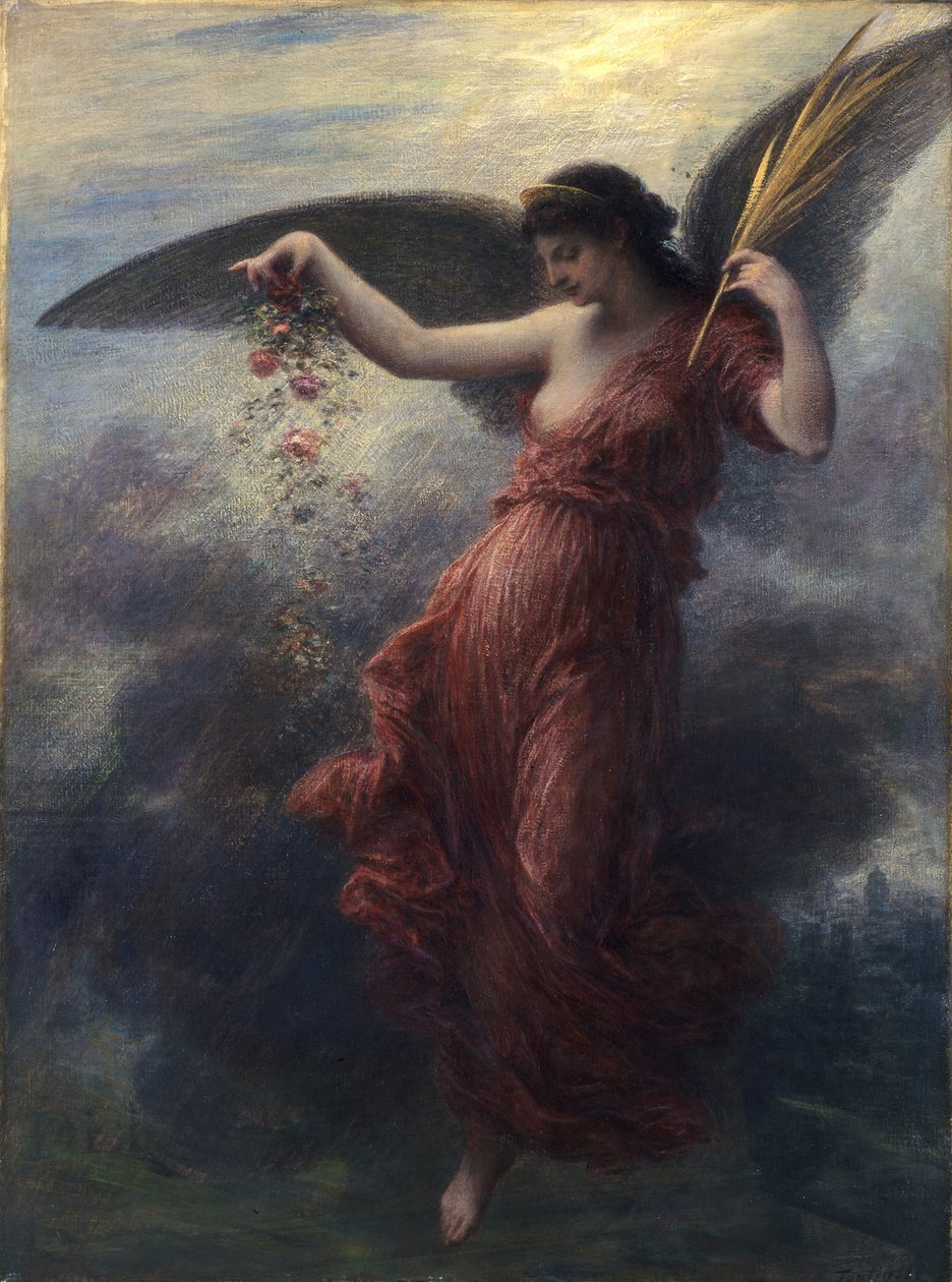„Nieśmiertelność”, 1889 autorstwa Ignace Henri Jean Fantin Latour