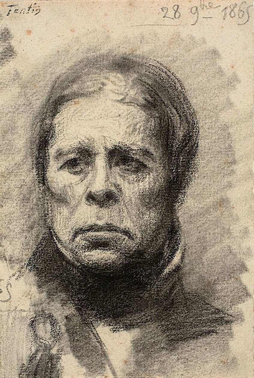 Jean-Auguste-Dominique Ingres autorstwa Henri Fantin Latour