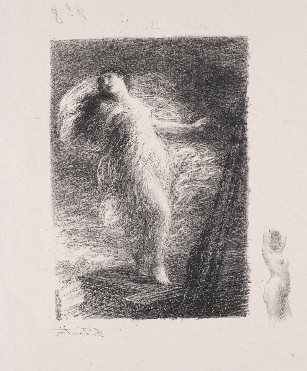 Młoda Tarentina autorstwa Ignace Henri Jean Fantin Latour