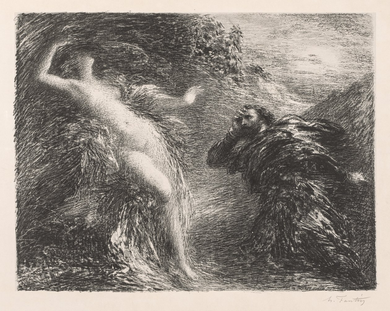 Manfred i Astarte autorstwa Ignace Henri Jean Fantin Latour
