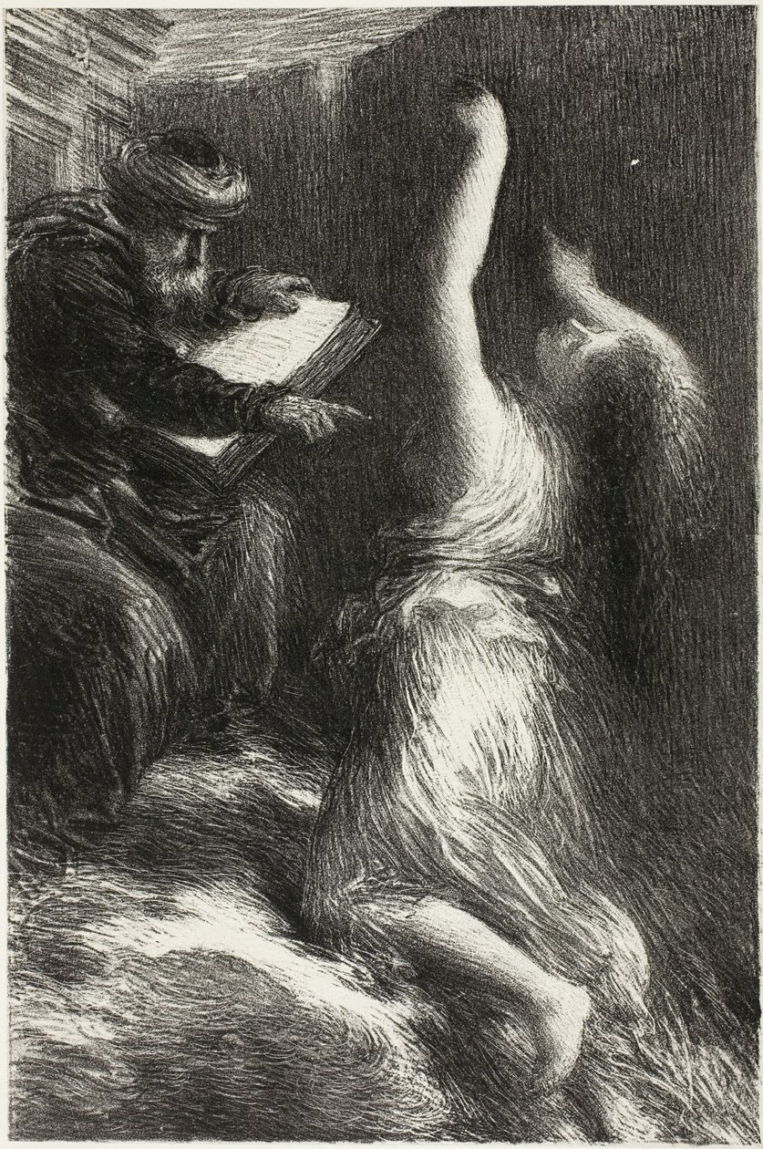 Parsifal, Akt II: Ewokacja Kundry autorstwa Ignace Henri Jean Fantin Latour