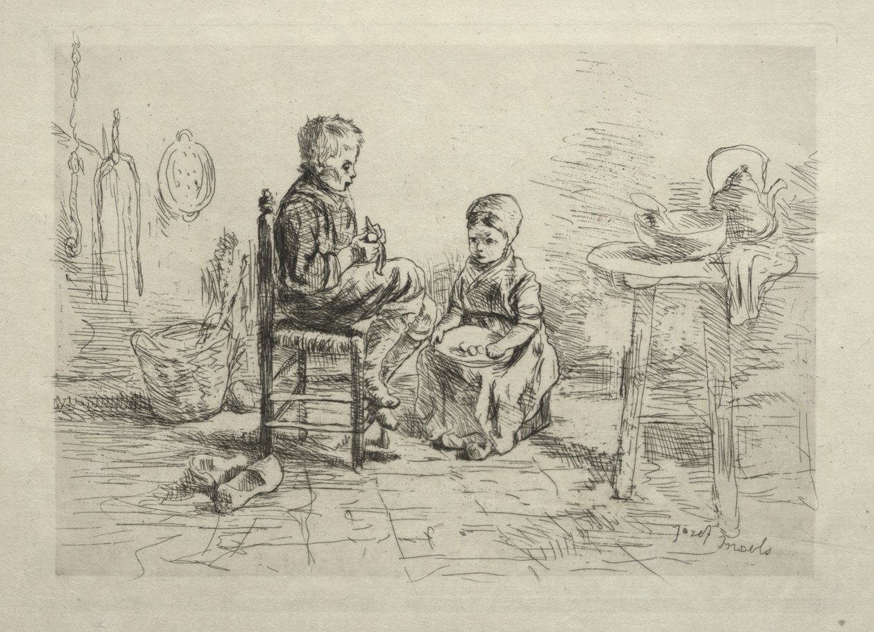 Obieranie Ziemniaków autorstwa Ignace Henri Jean Fantin Latour