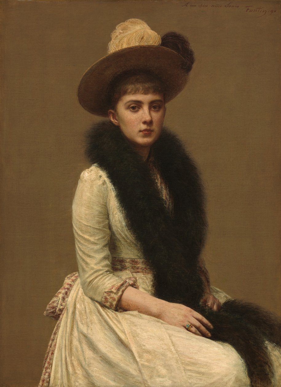 Portret Soni autorstwa Ignace Henri Jean Fantin Latour