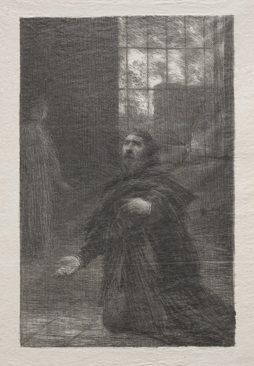 Rienzi, akt V: Modlitwa Rienziego autorstwa Ignace Henri Jean Fantin Latour