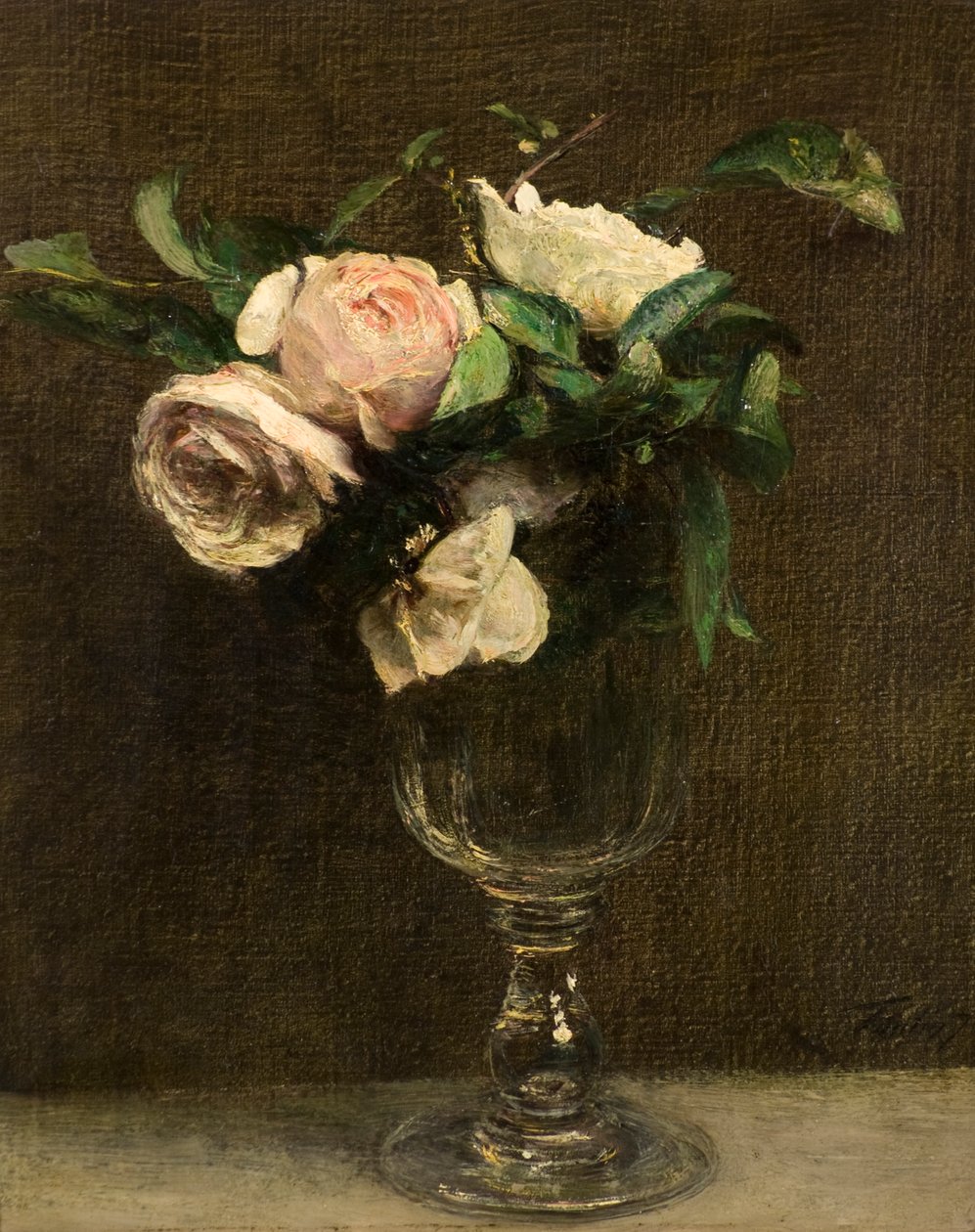 Róże autorstwa Ignace Henri Jean Fantin Latour