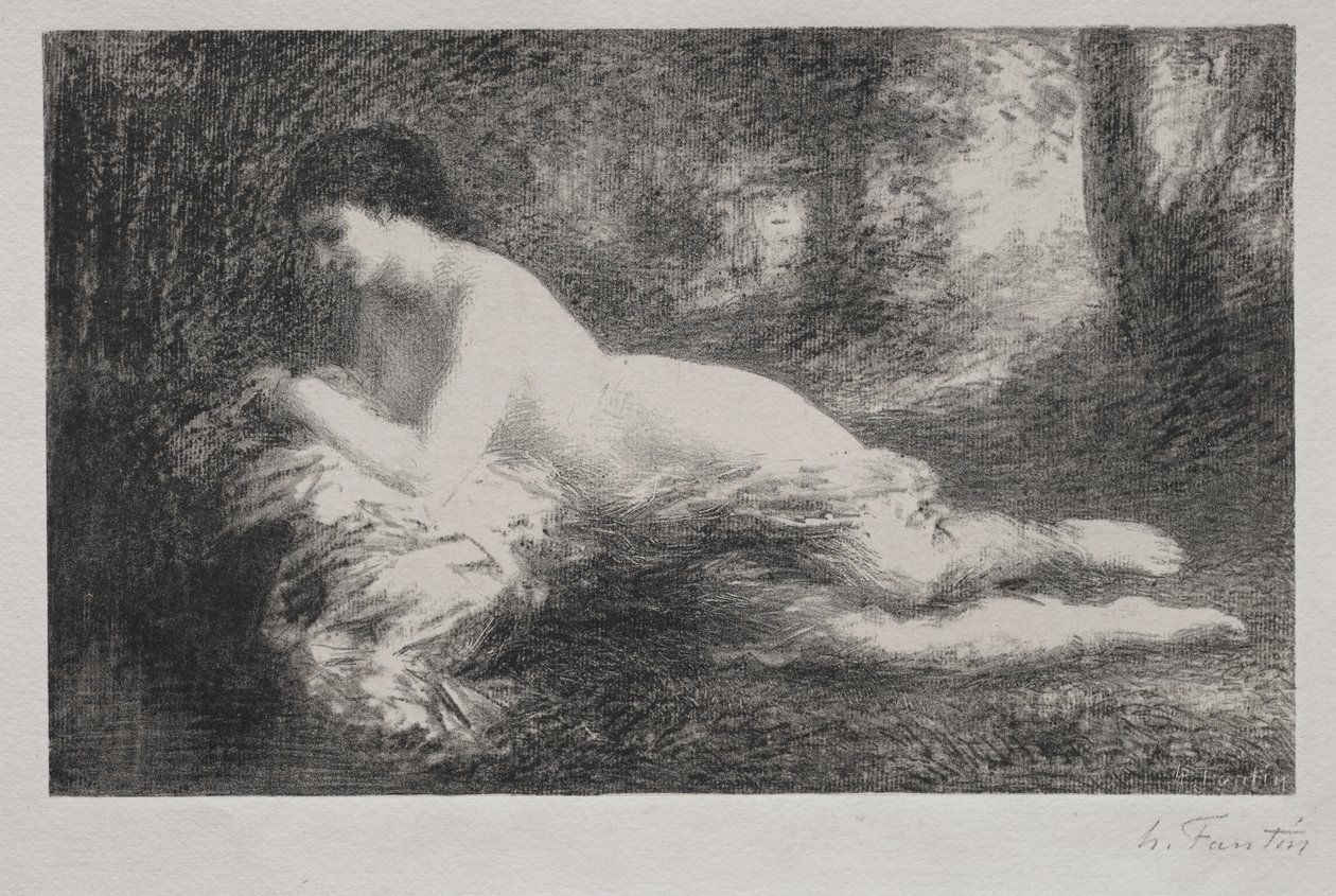 Zaduma autorstwa Ignace Henri Jean Fantin Latour
