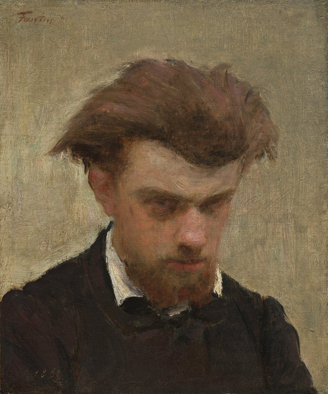 Autoportret autorstwa Ignace Henri Jean Fantin Latour