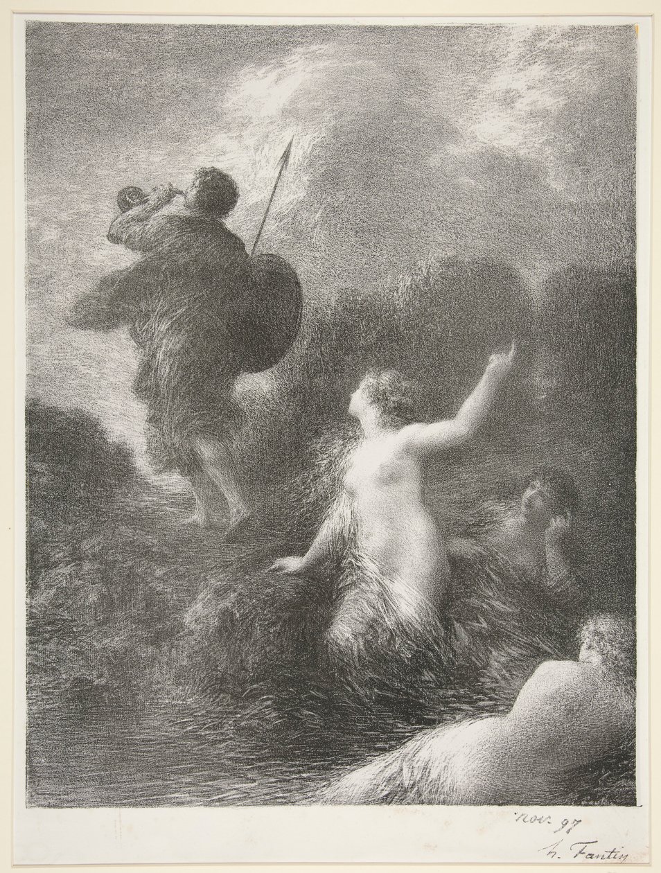 Zygfryd i panny nadreńskie autorstwa Ignace Henri Jean Fantin Latour