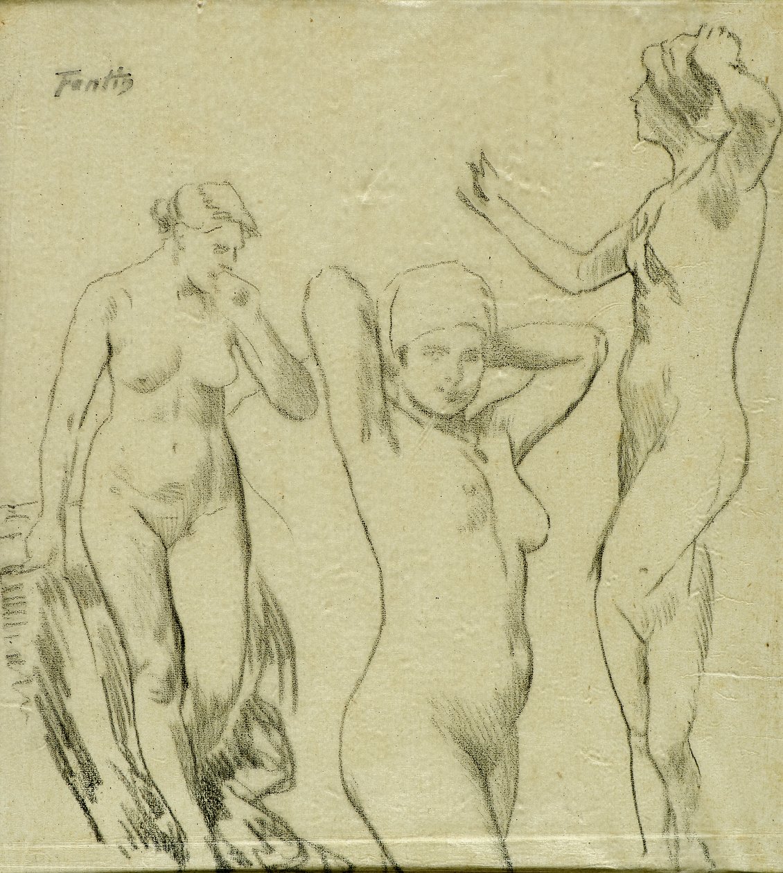 Studium [akty kobiece] autorstwa Ignace Henri Jean Fantin Latour