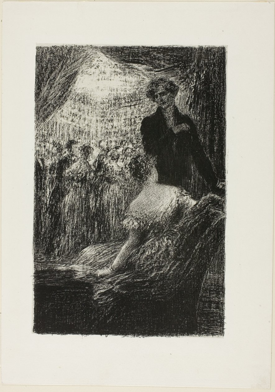 Fantastyczna Symfonia: Bal, od Hectora Berlioza, jego życie i twórczość autorstwa Ignace Henri Jean Fantin Latour