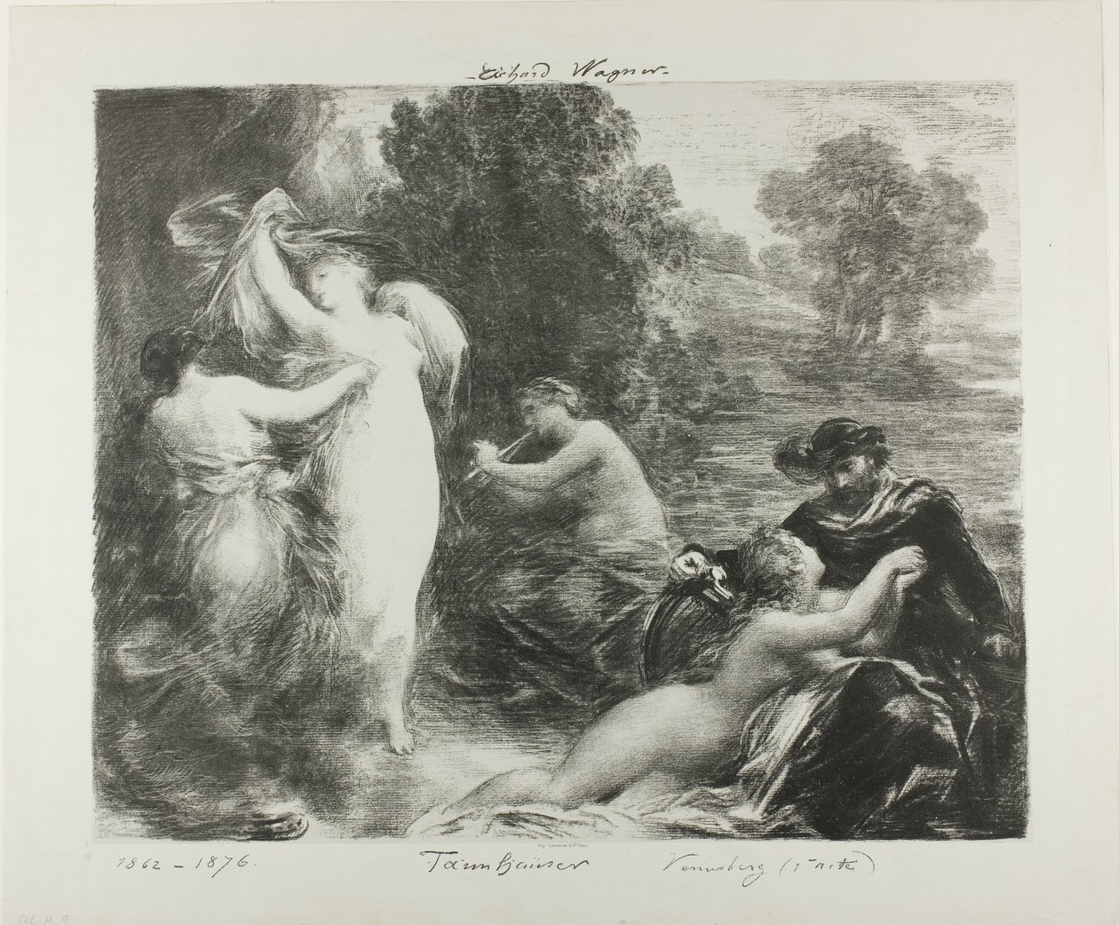 Tannhäuser: Venusberg autorstwa Ignace Henri Jean Fantin Latour