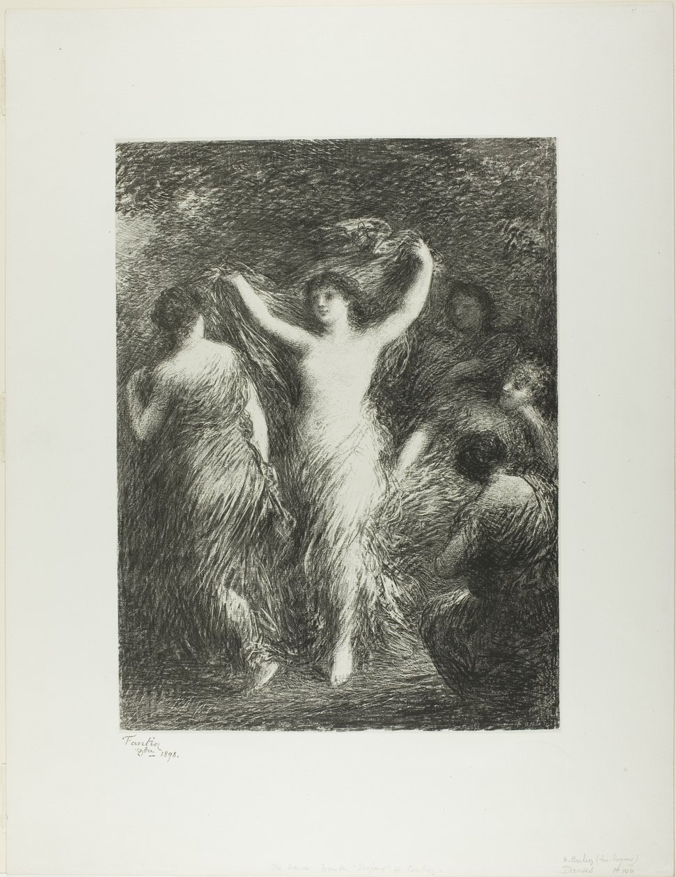 Taniec autorstwa Ignace Henri Jean Fantin Latour