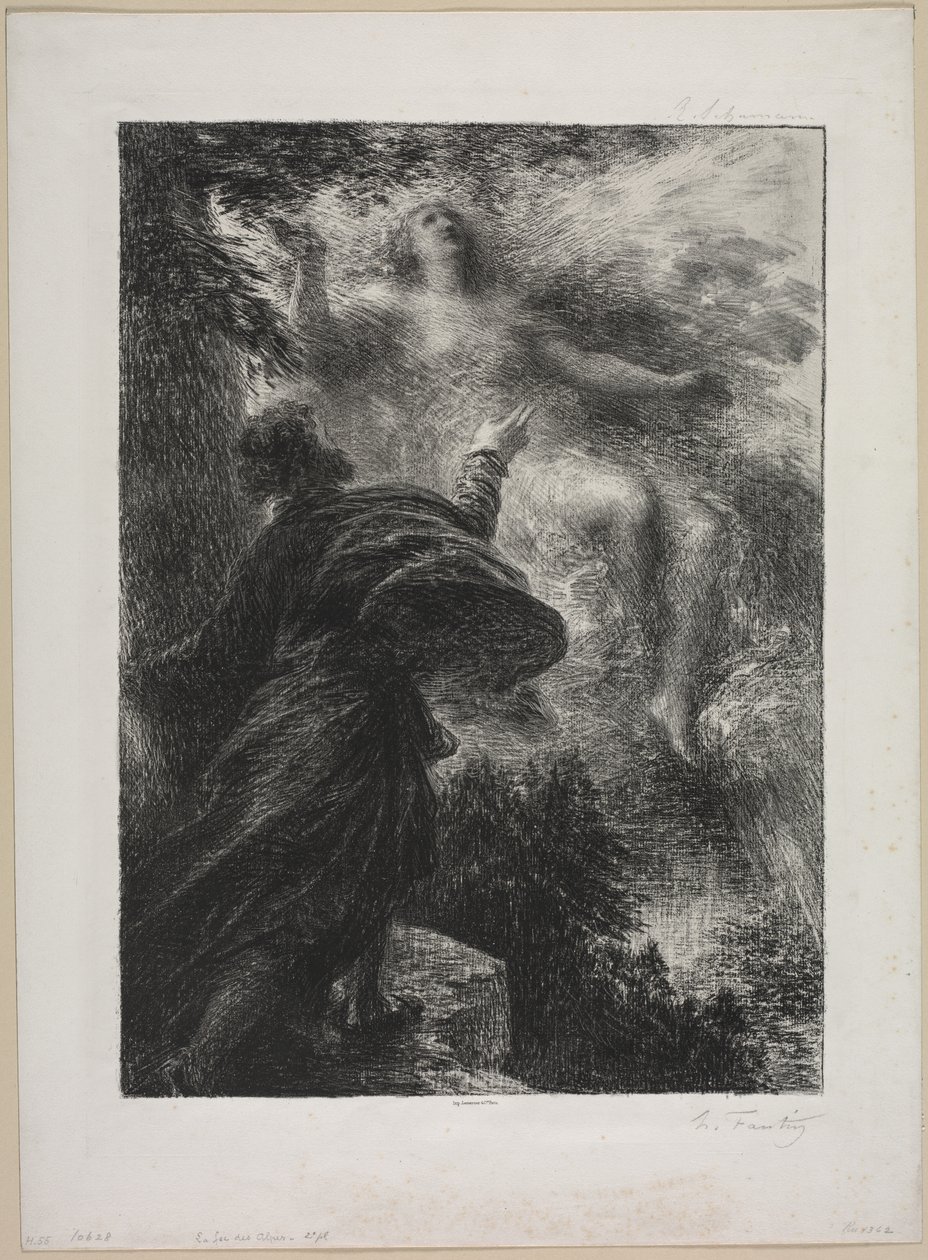 Wróżka Alp autorstwa Ignace Henri Jean Fantin Latour