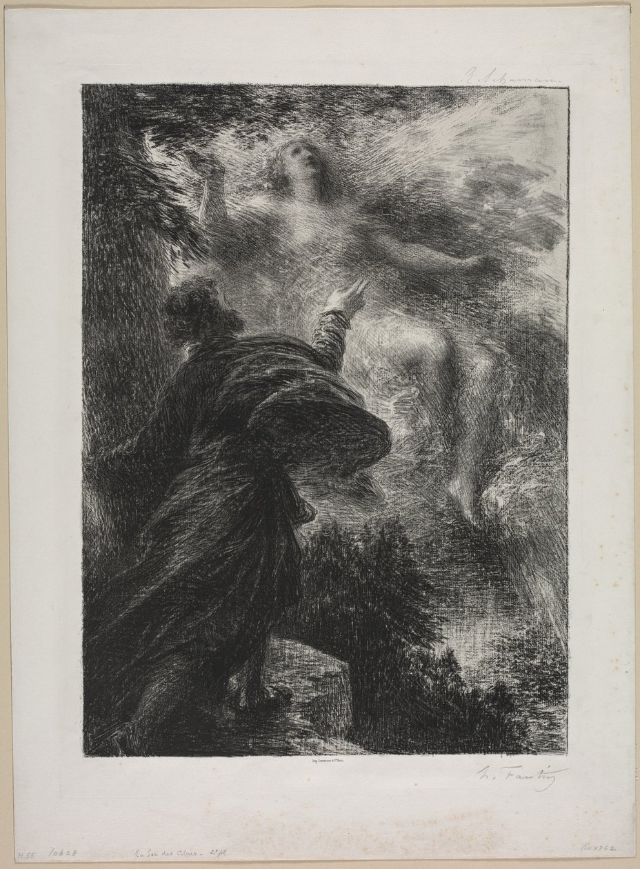 Wróżka Alp, 1885. autorstwa Ignace Henri Jean Fantin Latour