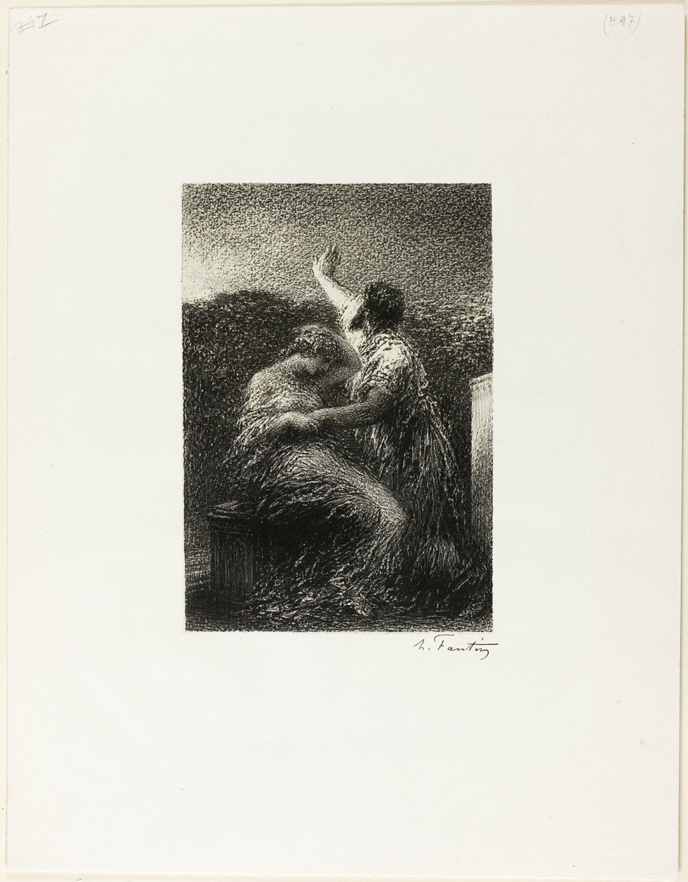 Mag Balthasar i Fatima autorstwa Ignace Henri Jean Fantin Latour