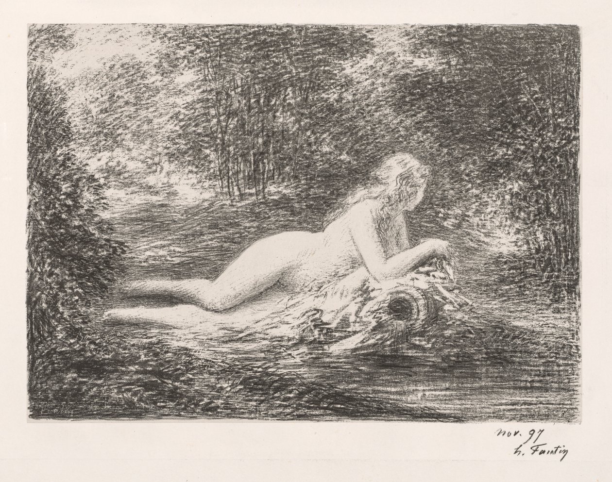 Wiosna autorstwa Ignace Henri Jean Fantin Latour