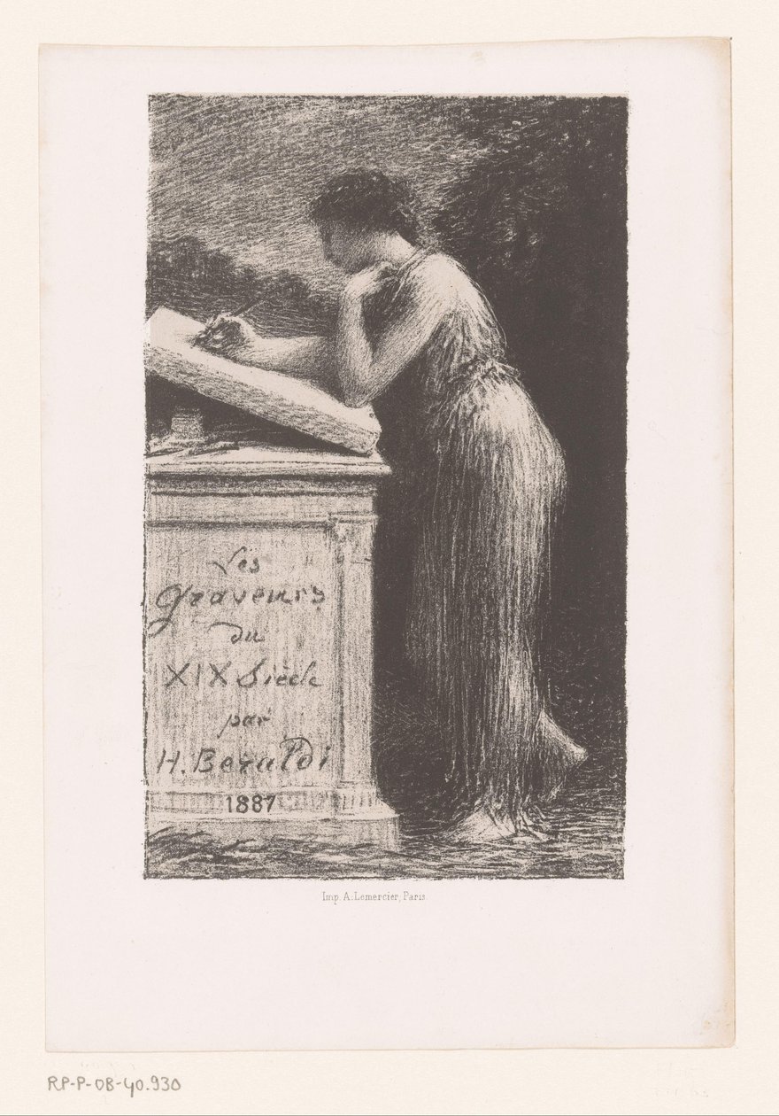Titelprent voor: Grawerzy XIX wieku Litografia autorstwa Ignace Henri Jean Fantin Latour
