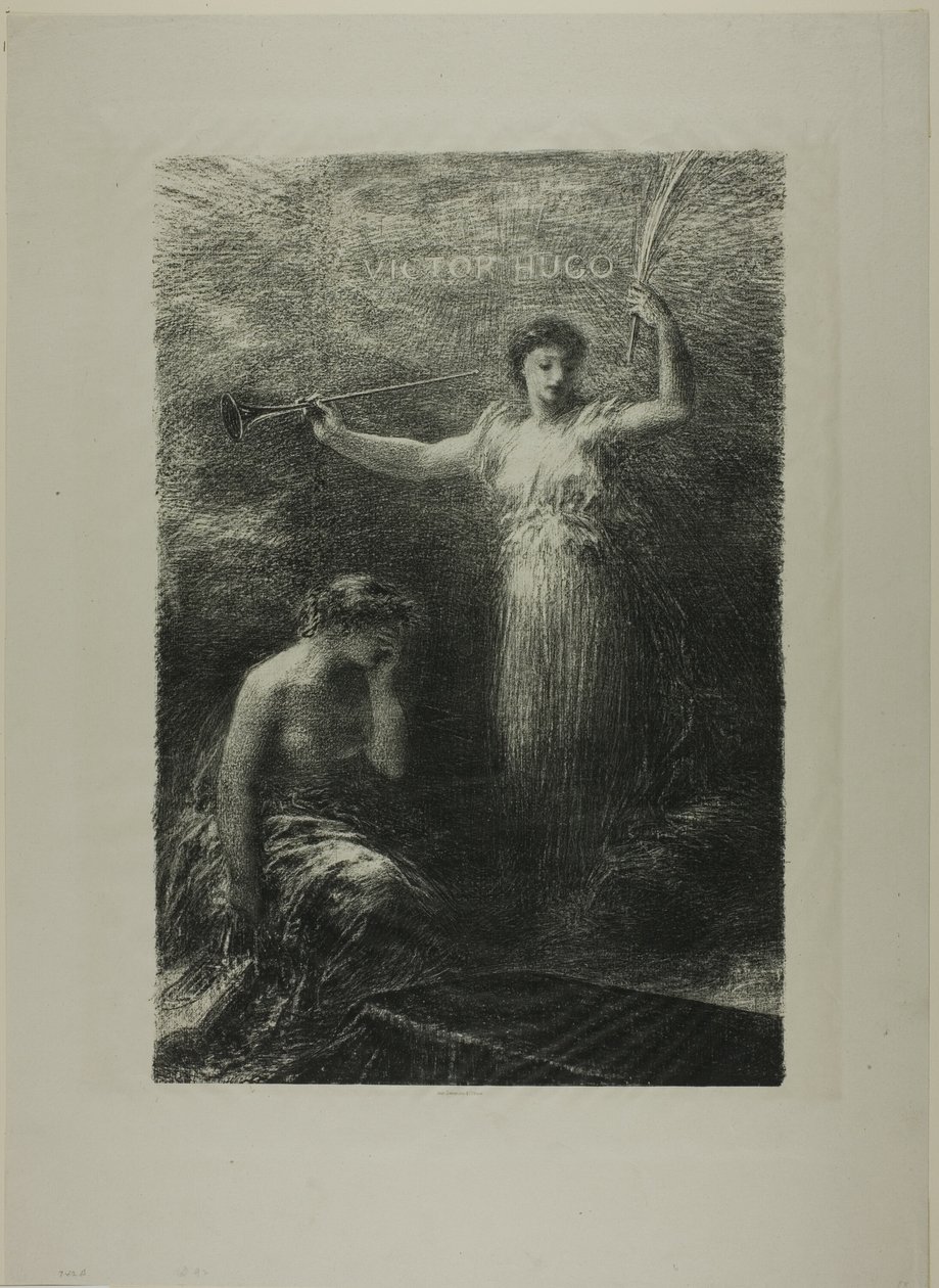 Do Victora Hugo autorstwa Ignace Henri Jean Fantin Latour