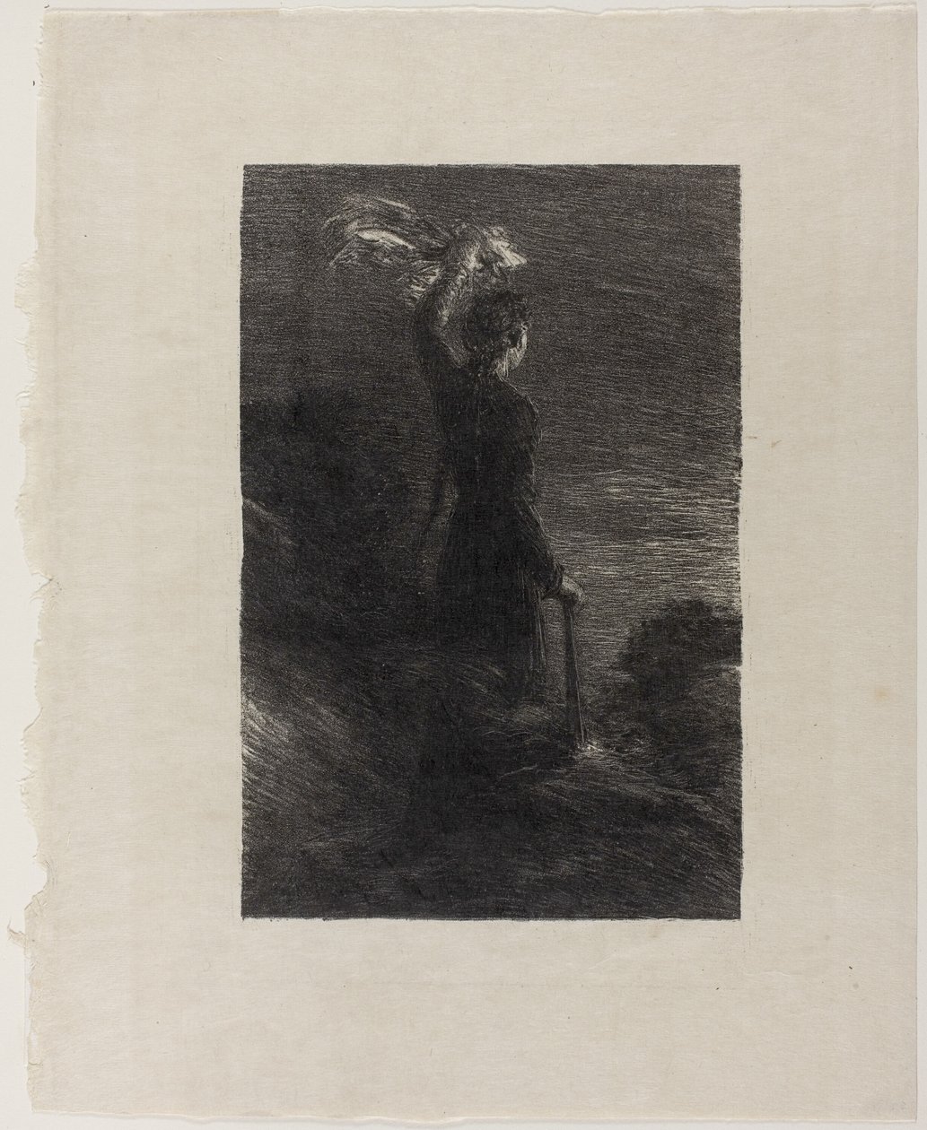 Tristan i Izolda, Akt II: Sygnał w nocy autorstwa Ignace Henri Jean Fantin Latour