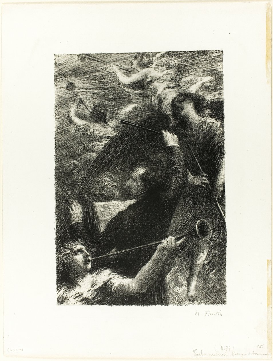 Przenikliwy dźwięk trąbki autorstwa Ignace Henri Jean Fantin Latour