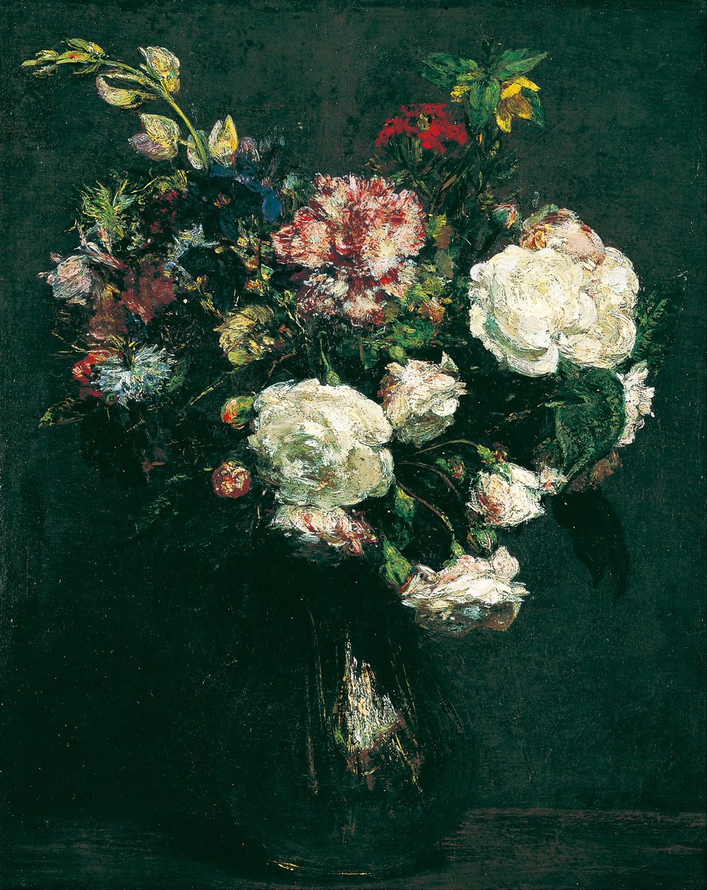 Wazon z kwiatami autorstwa Henri Fantin Latour