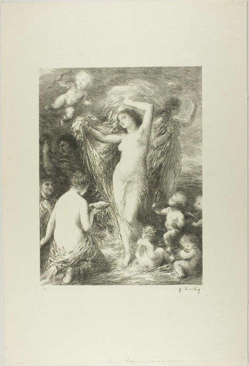 Wschodząca Wenus autorstwa Ignace Henri Jean Fantin Latour