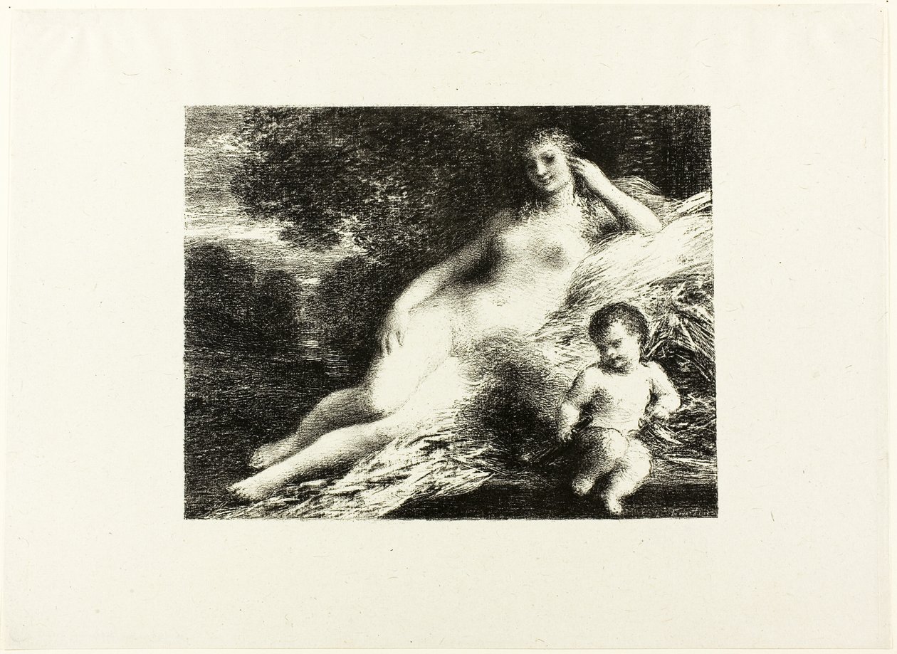 Wenus i Kupidyn, druga płyta autorstwa Ignace Henri Jean Fantin Latour