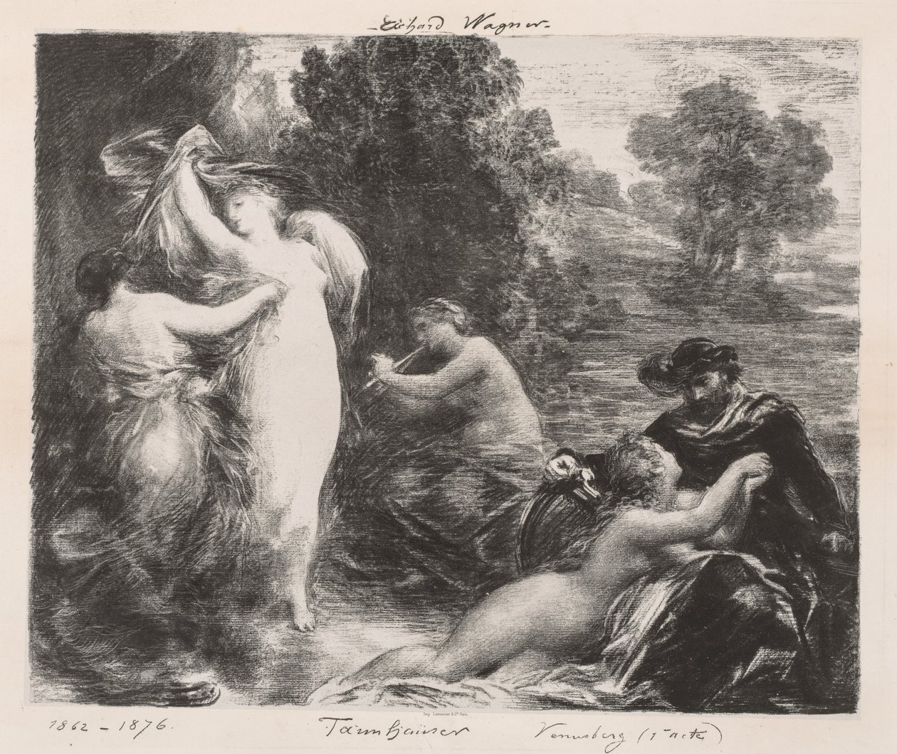 Wenusberg autorstwa Ignace Henri Jean Fantin Latour