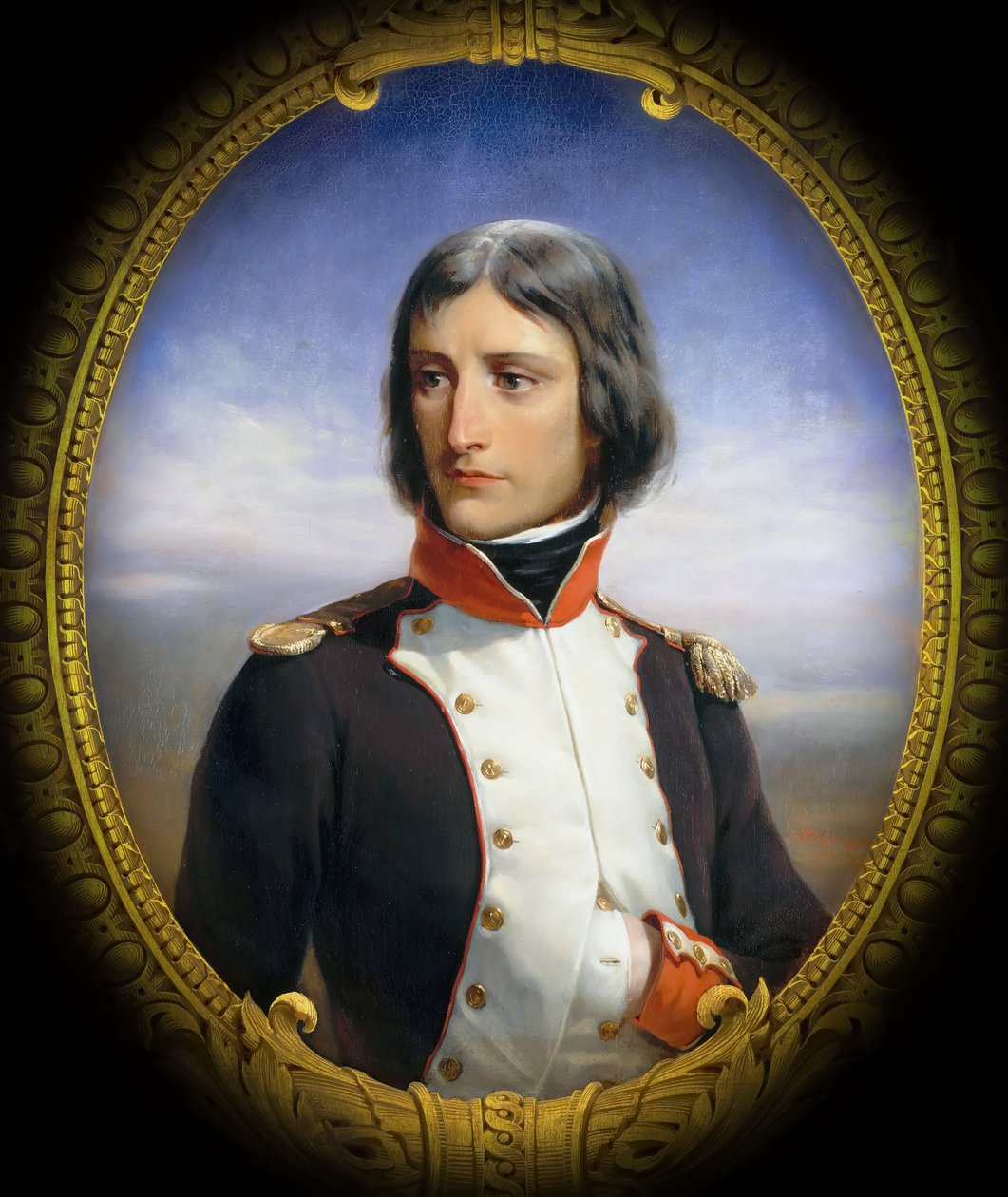 Napoleon Bonaparte jako podpułkownik 1. batalionu korsykańskich ochotników republikańskich autorstwa Henri Felix Emmanuel Philippoteaux
