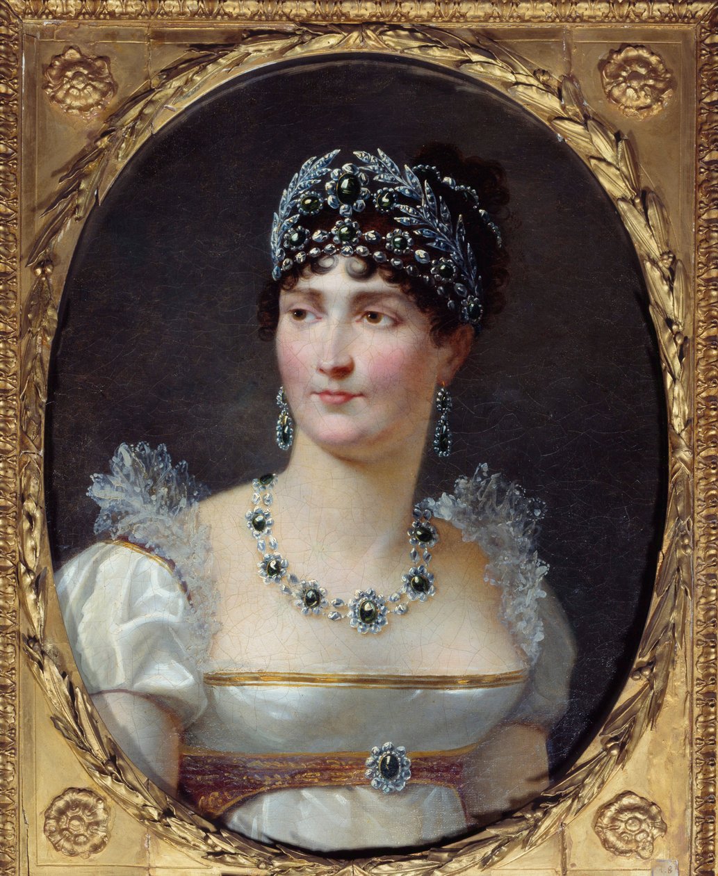 Portret cesarzowej Josephine de Beauharnais (1763-1814) Obraz Henri Francois Riesener (1767-1828) 1806 Malmaison, muzeum zamkowe autorstwa Henri Francois Riesener
