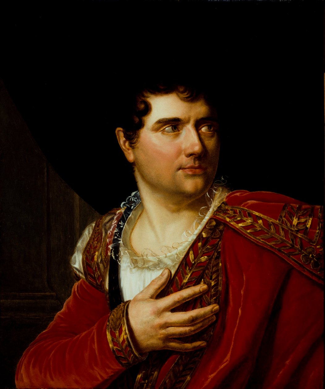 Portret Jean-Baptiste-Sauveur Gavaudan 1772-1840, ok. 1799. autorstwa Henri Françoiss Riesener