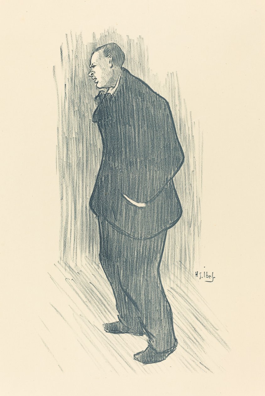Aktor autorstwa Henri Gabriel Ibels
