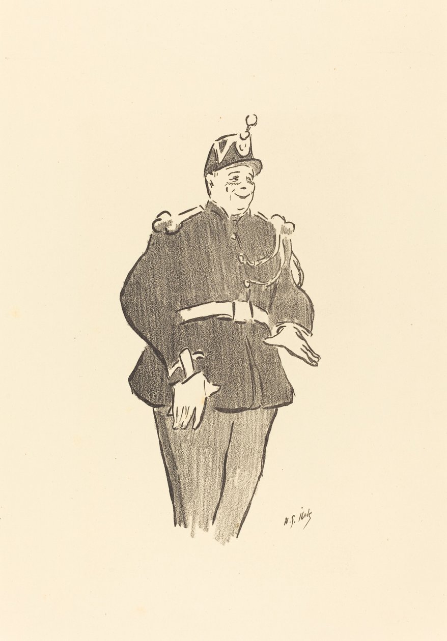 Policjant autorstwa Henri Gabriel Ibels