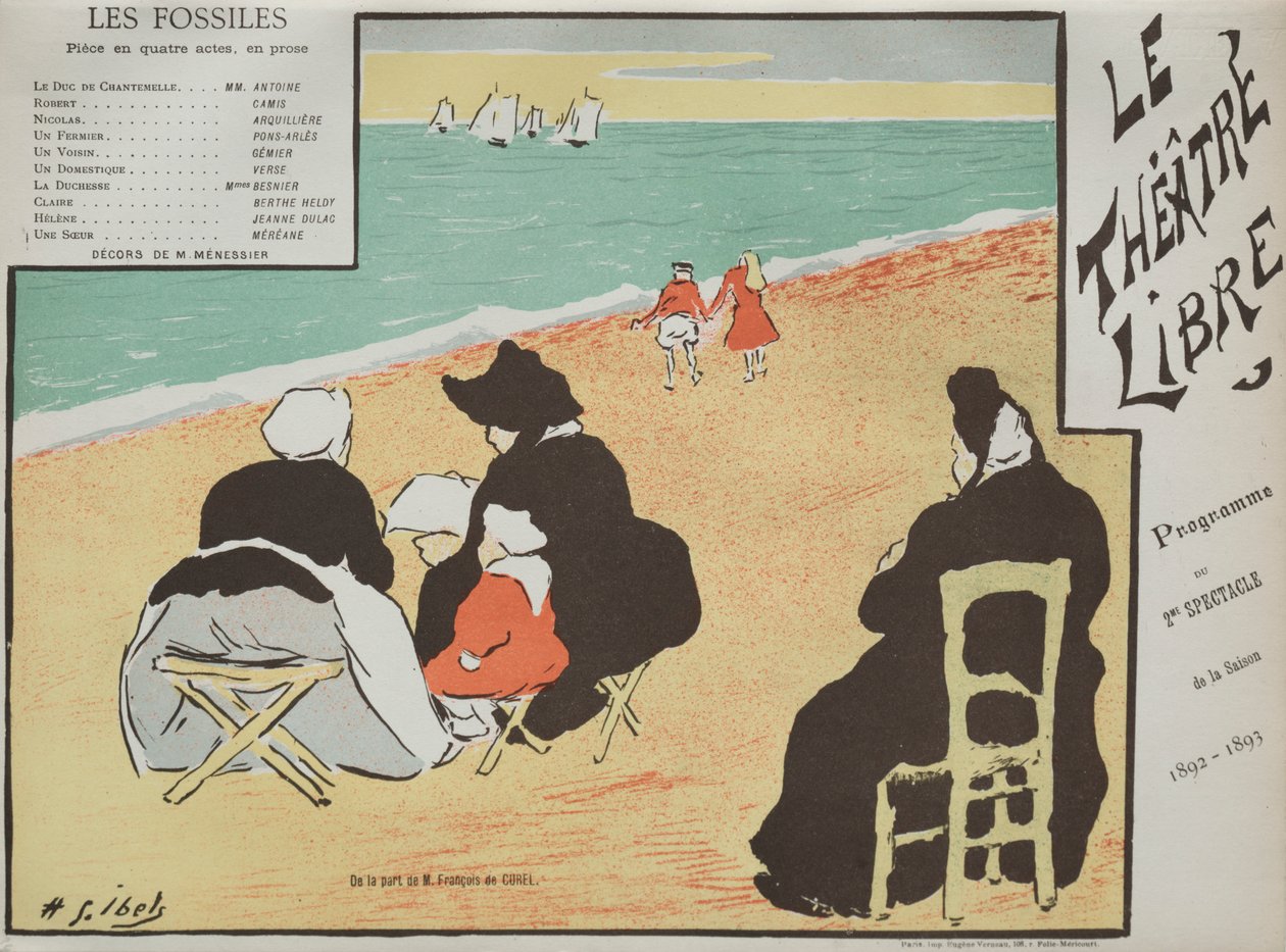 Skamieliny (program Free Theatre) autorstwa Henri Gabriel Ibels
