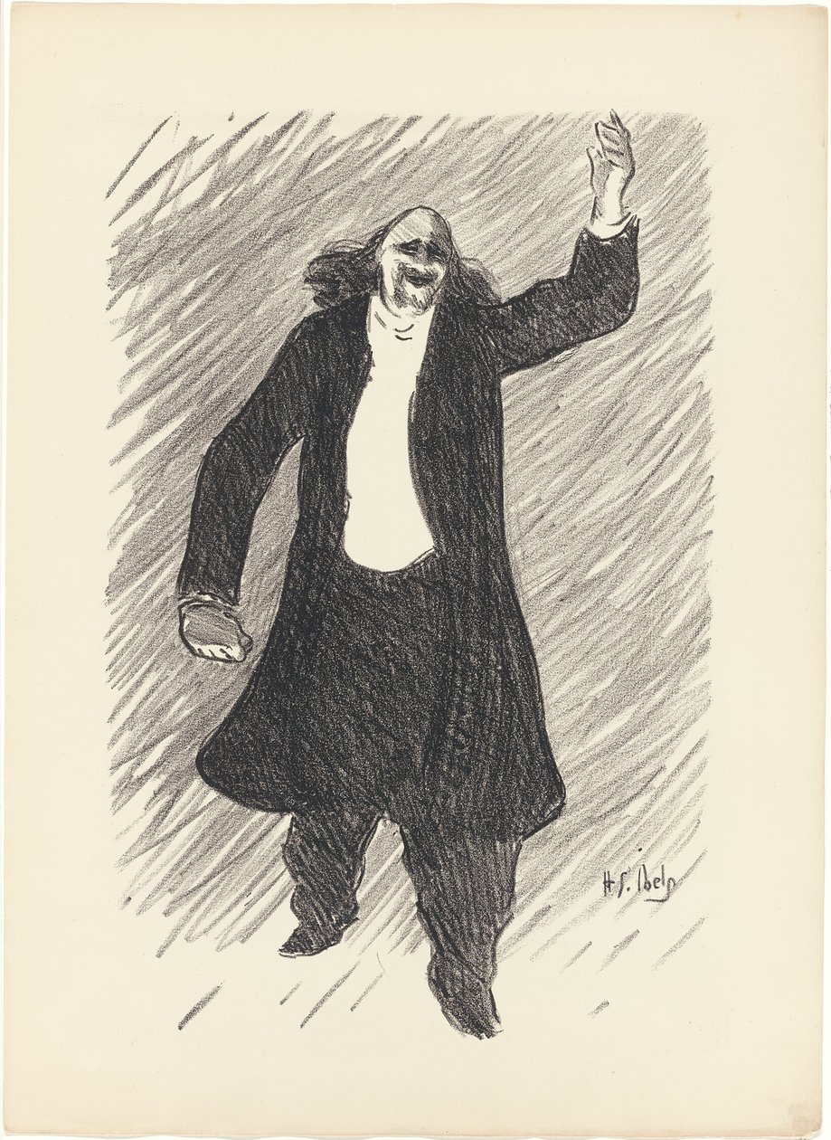 Marcel Legay, z Le Café-Concert autorstwa Henri Gabriel Ibels