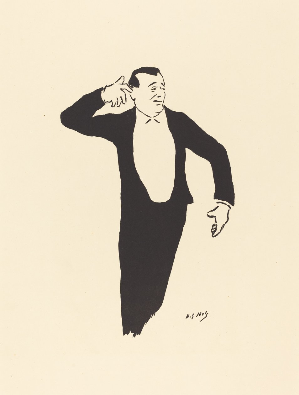 Piosenkarz autorstwa Henri Gabriel Ibels