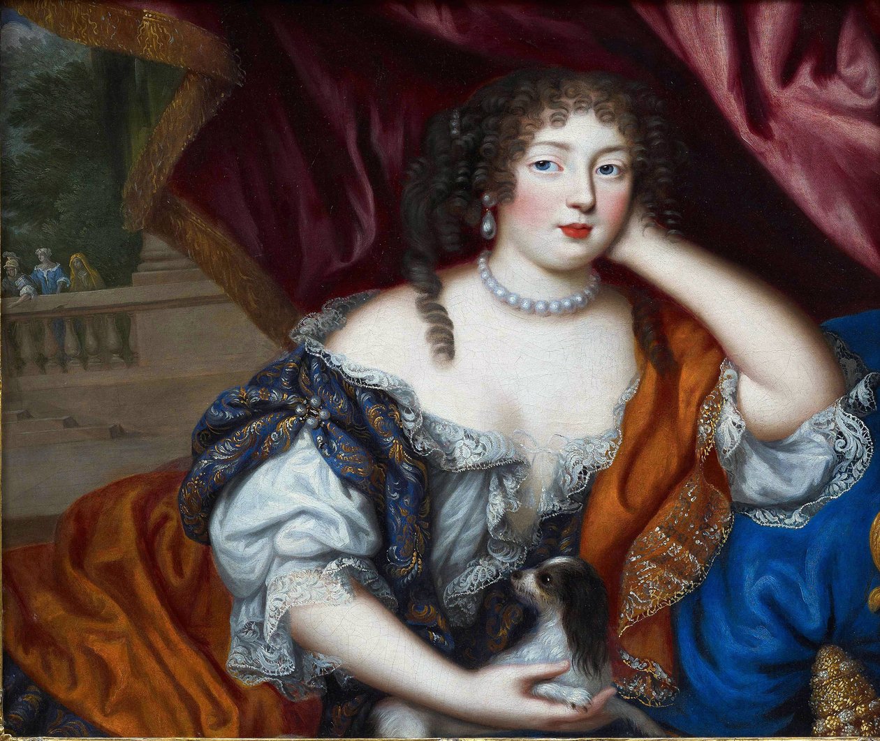 Barok: Portret Louise Renee de Penancoet de Kerouaille, księżnej Portsmouth (1649-1734) autorstwa Henri Gascar (Gascard, Gascars) (1635-1701). Olej na płótnie, 70x83. Prywatna kolekcja autorstwa Henri Gascar
